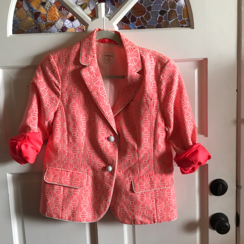 SUPER CUTE! Hot pink academy blazer